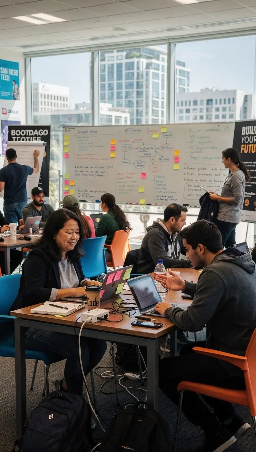 Professional team collaboration